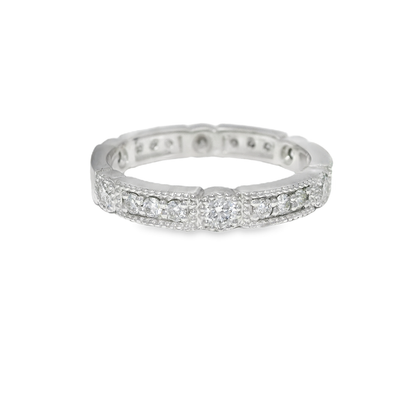 0.69CT Diamond Ring 14k White Gold