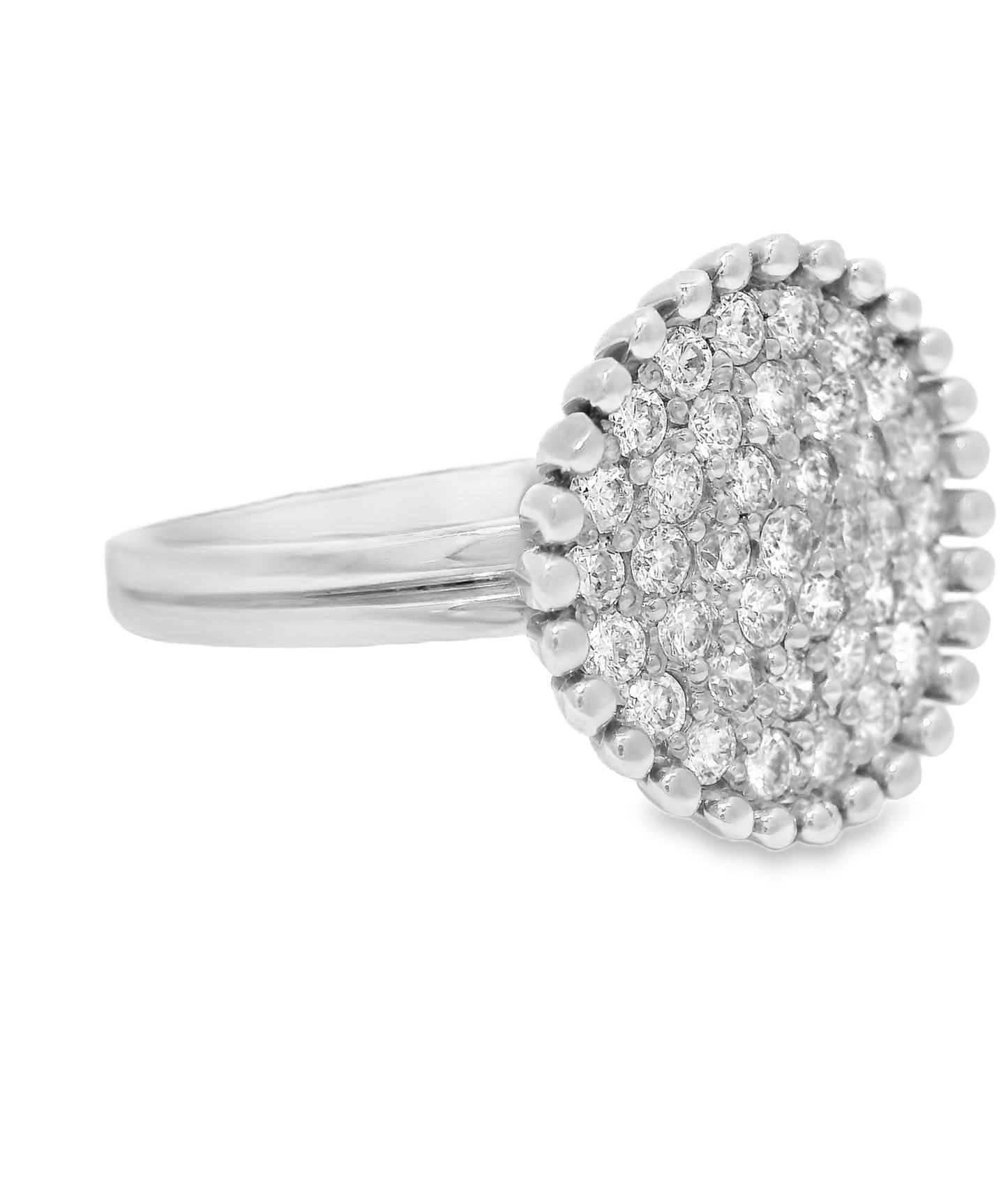 1.44CT Diamond Ring 14k White Gold
