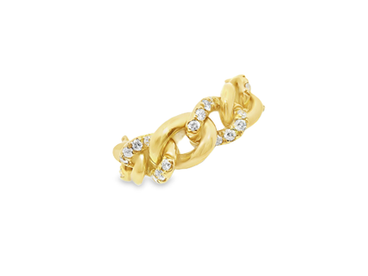 0.63CT Diamond Ring 14k Yellow Gold