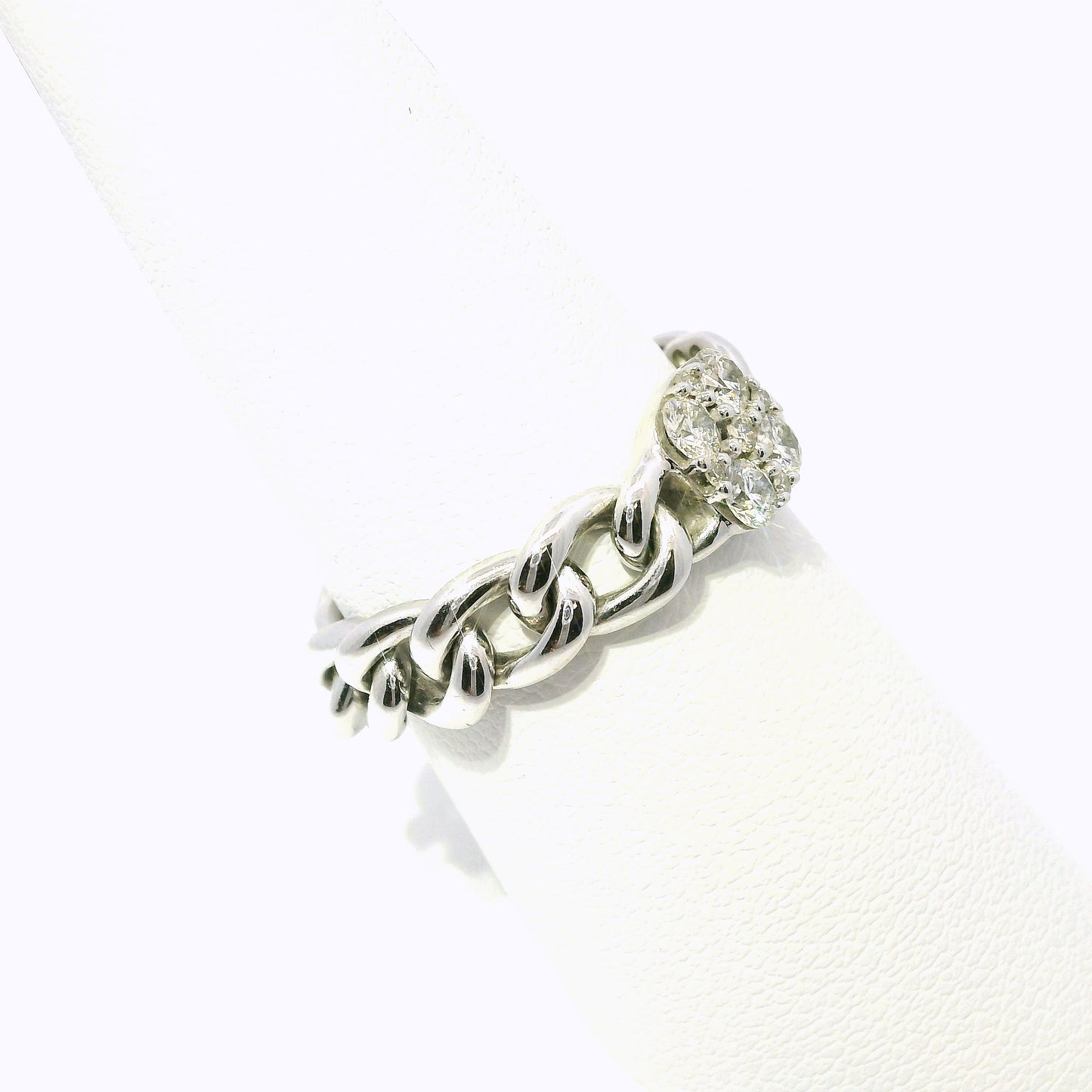 0.40CT Diamond Ring 18k White Gold