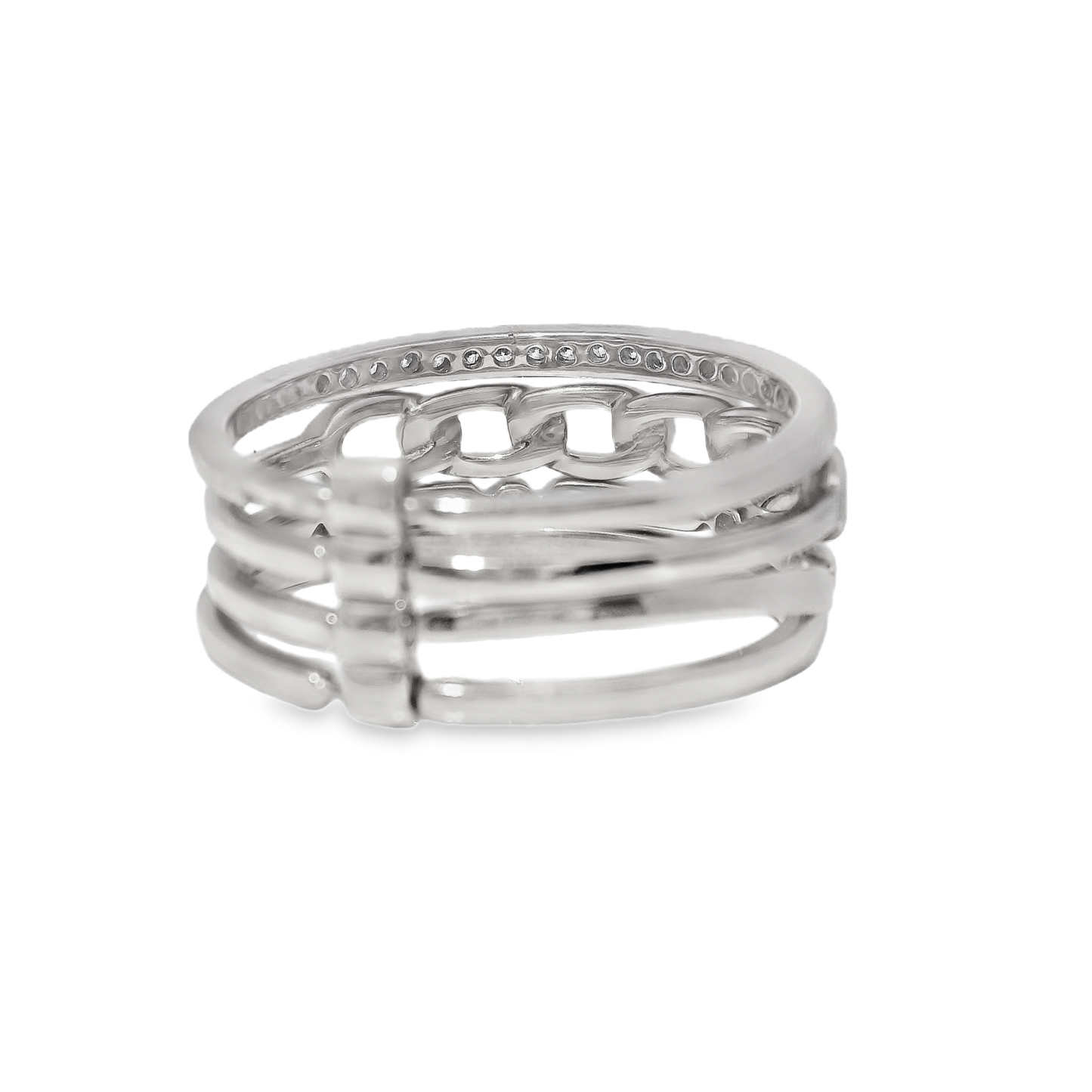 0.17CT Diamond Ring 14k White Gold