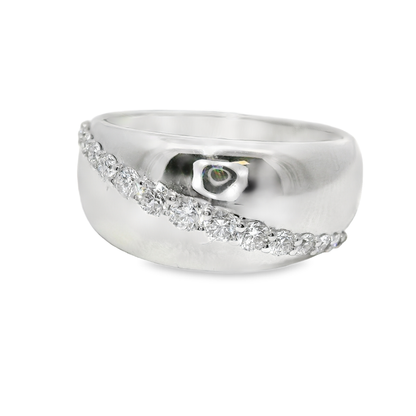 0.40CT Diamond Ring 14k White Gold
