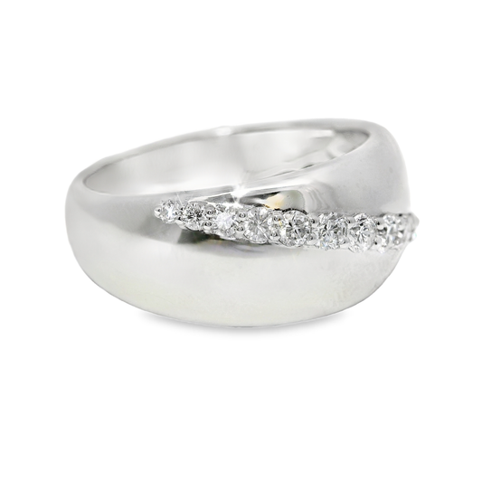 0.40CT Diamond Ring 14k White Gold