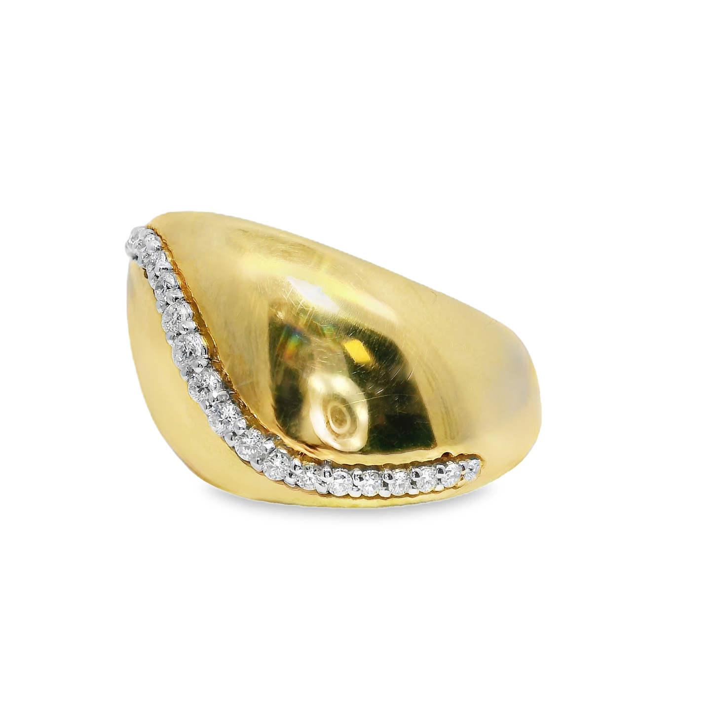 0.39CT Diamond Ring 14k Yellow Gold