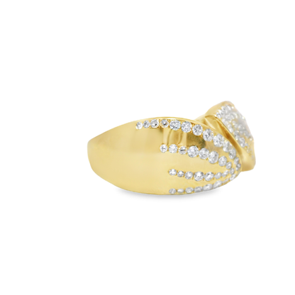 0.51CT Diamond Ring 14k Yellow Gold