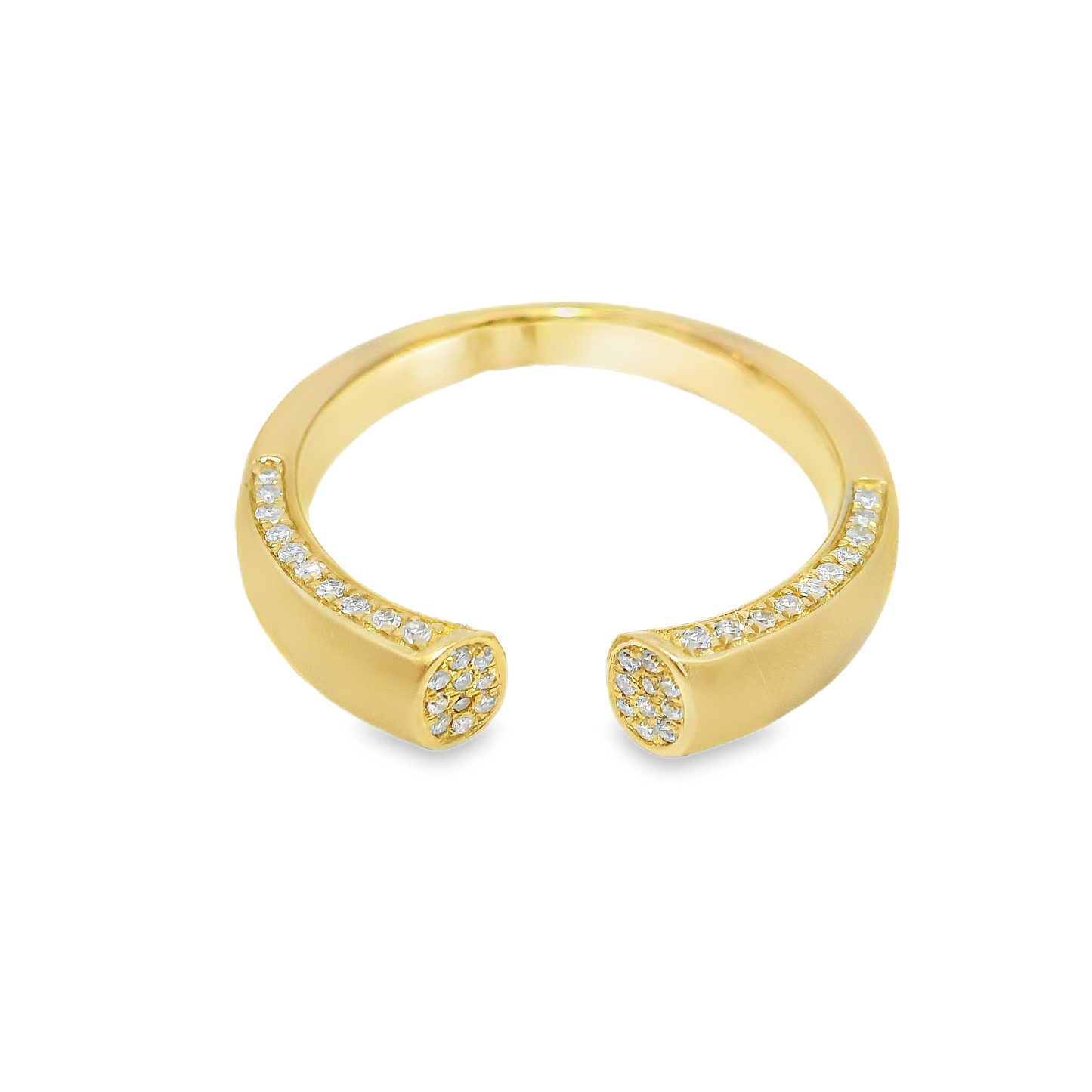 0.18CT Diamond Ring 14k Yellow Gold