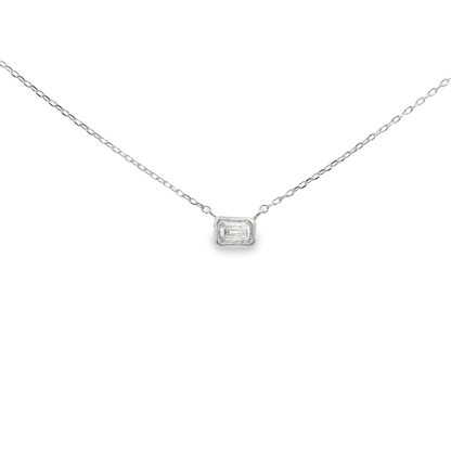 0.16CT Diamond Pendant 18k White Gold