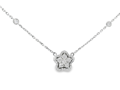 1.01CT Diamond Pendant 14k White Gold