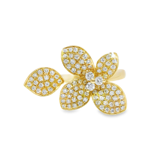 0.48CT Diamond Ring 14k Yellow Gold