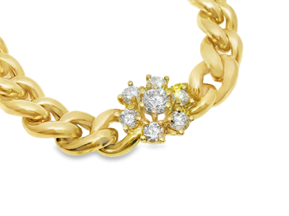 1.50CT Diamond Necklace 18k Yellow Gold