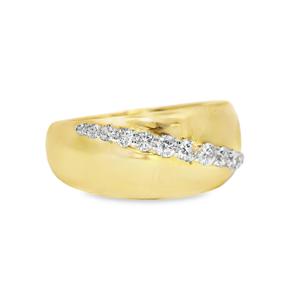0.40CT Diamond Ring 14k Yellow Gold