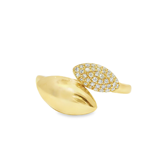 0.13CT Diamond Ring 14k Yellow Gold
