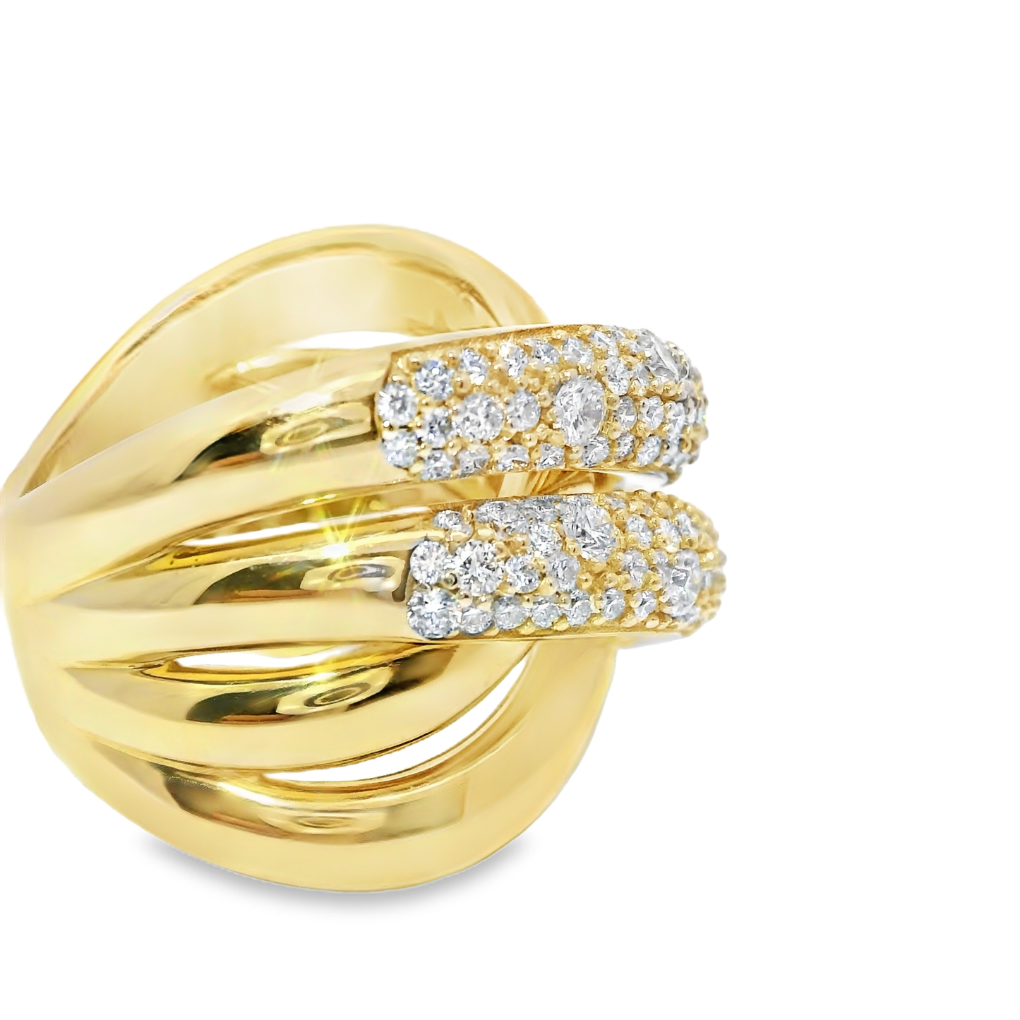 2.01CT Diamond Ring 14k Rose Gold