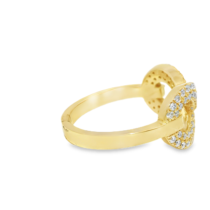 0.48CT Diamond Ring 14k Yellow Gold