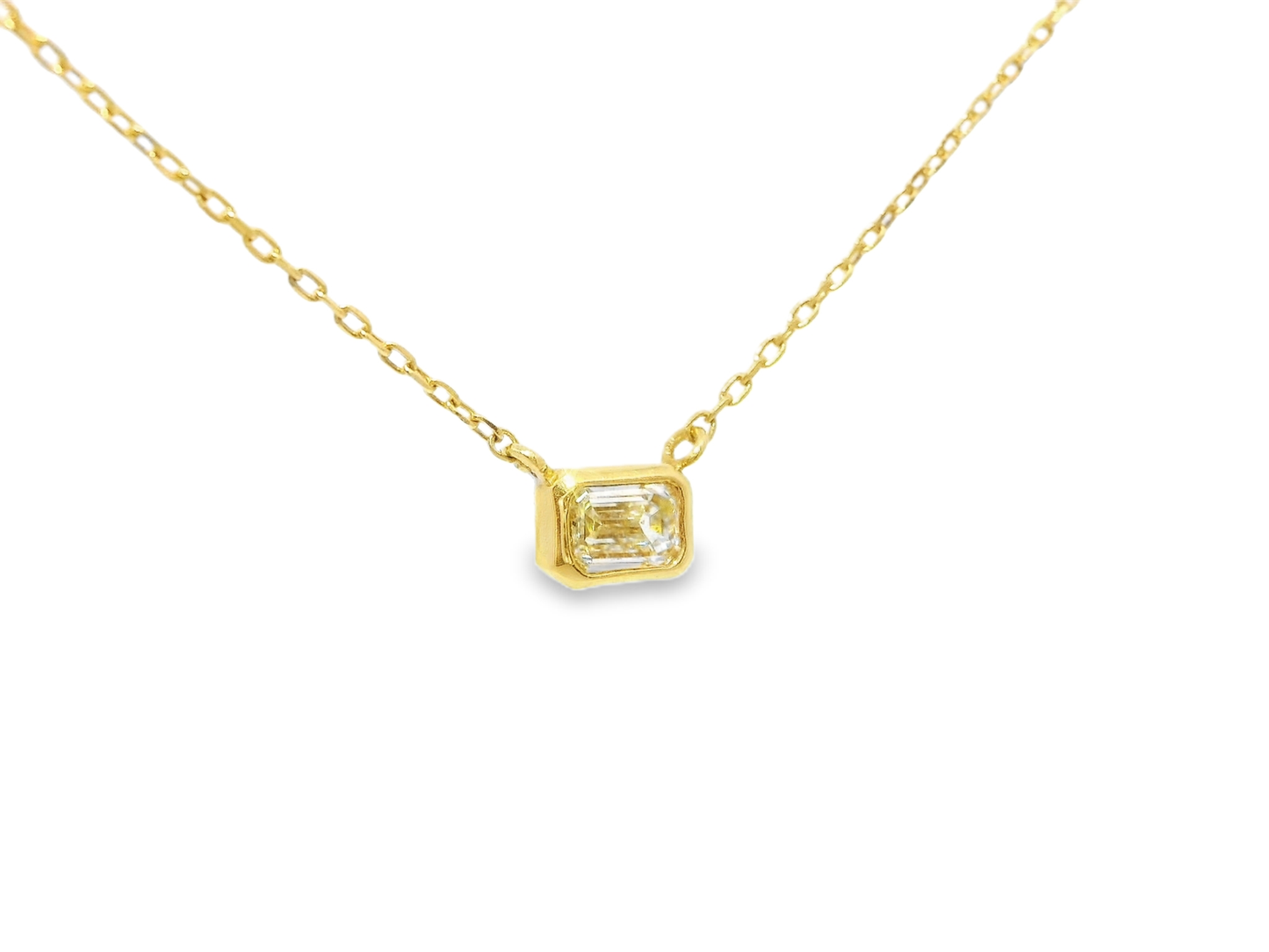 0.16CT Diamond Pendant 14k Yellow Gold