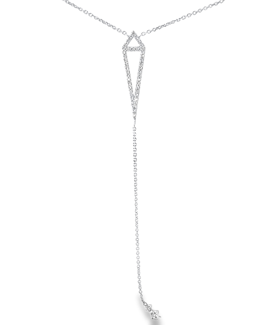 0.45cT diamond pendant 18K white Gold