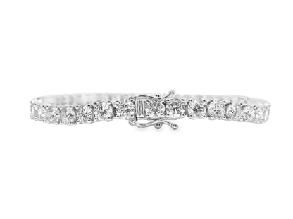 9.67Ct Lab Diamond Bracelet 14k White Gold