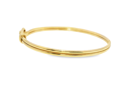0.13CT diamond Bangle 18k Rose Gold