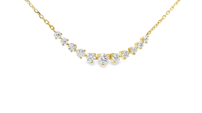 0.67Ct diamond Pendant 14k Yellow Gold