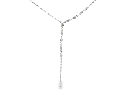 0.37CT Diamond Pendant 18k White Gold