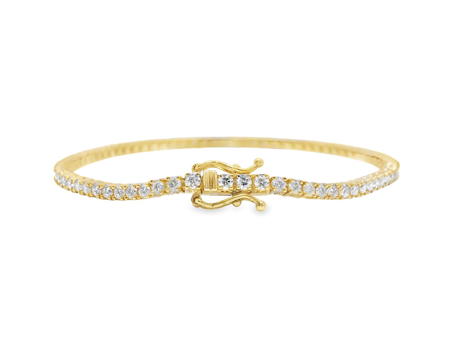 2.69CT Diamond Bracelet 14k Yellow Gold