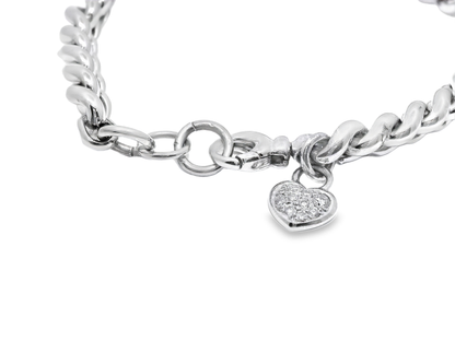 1.56CT diamond Bracelet 18k White Gold