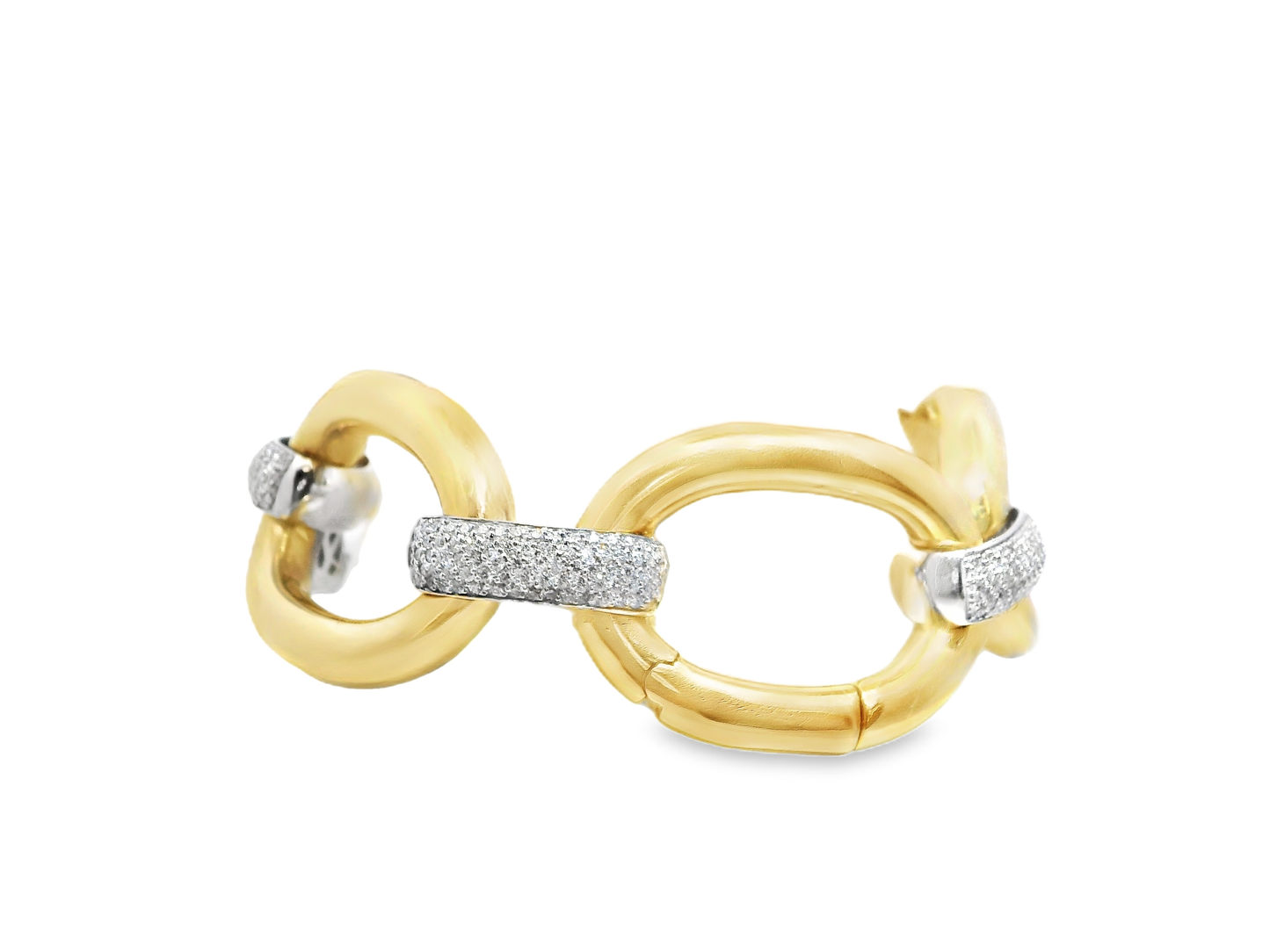 5.79CT Diamond Bracelet 14k Yellow Gold
