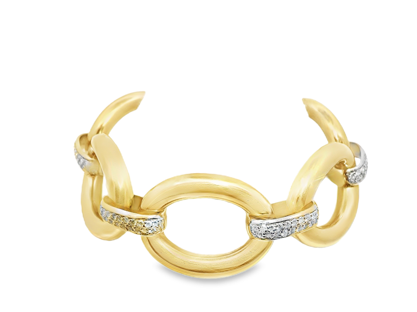 1.65CT Diamond Bracelet 14k Yellow Gold