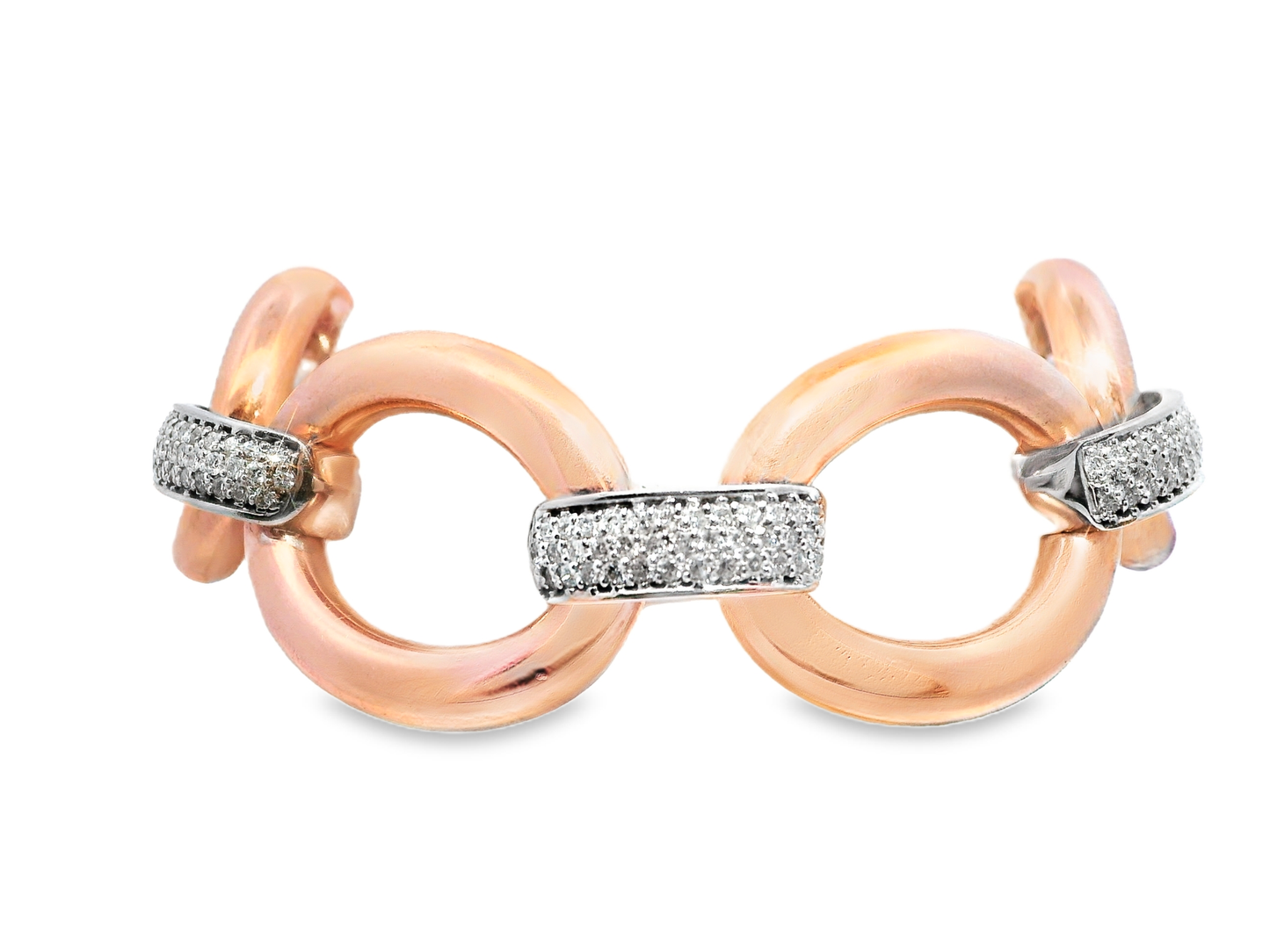 2.28CT Diamond Bracelet 14k Gold
