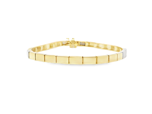 Plain Gold 14k Yellow Gold