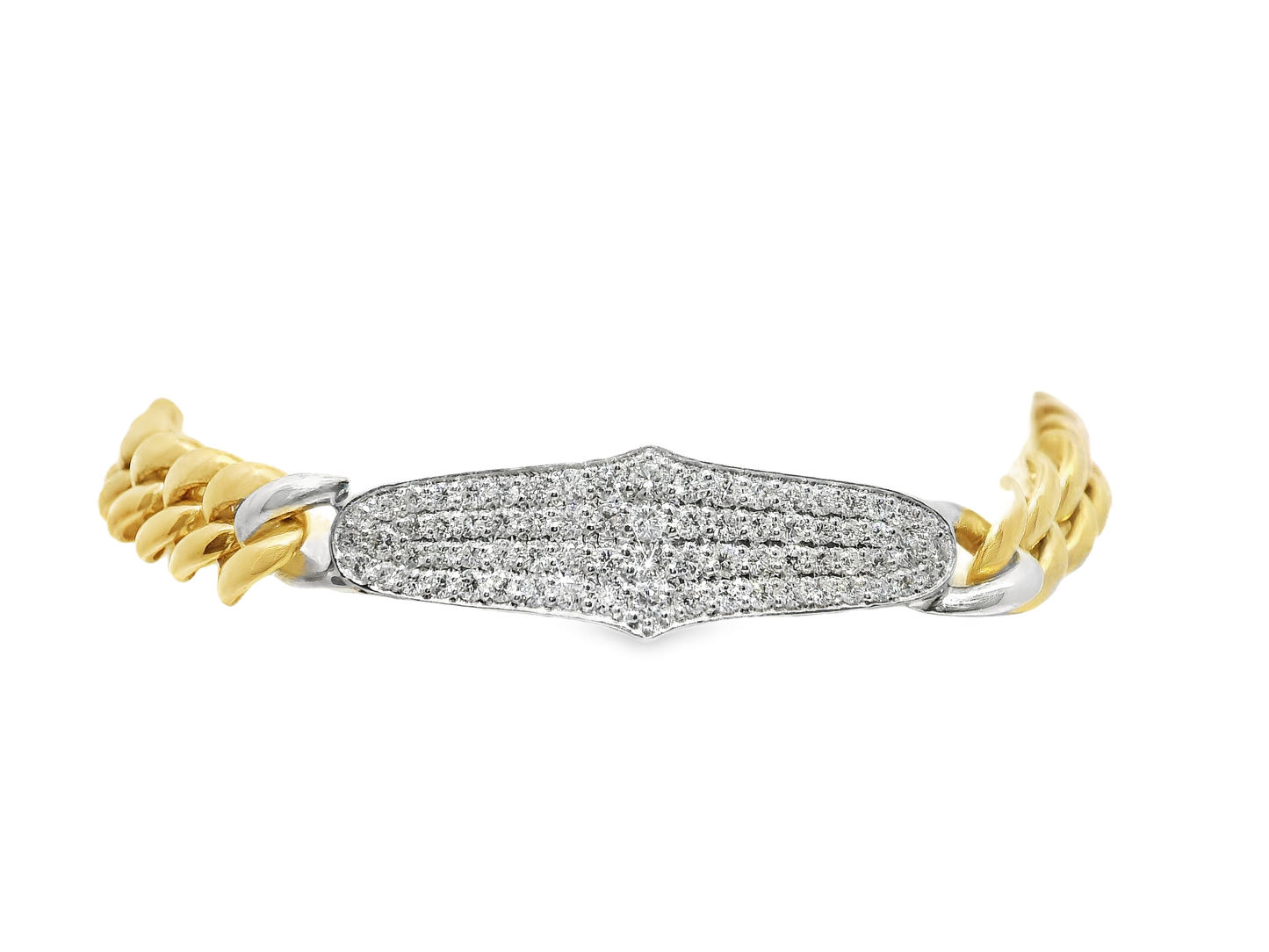 0.91CT diamond Bracelet 18k Yellow Gold
