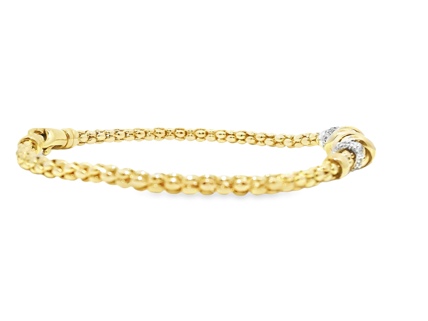0.48CT Diamond Bracelet 14k Yellow Gold