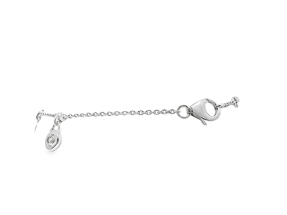 0.55CT Diamond Bezel Bracelet 18k White Gold