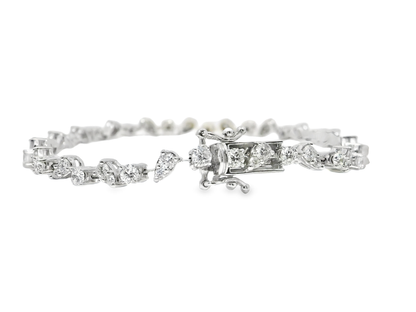 3.00CT Diamond Bracelet 14k White Gold