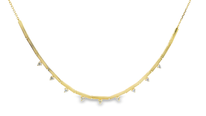 0.44CT Diamond Pendant 14k Yellow Gold