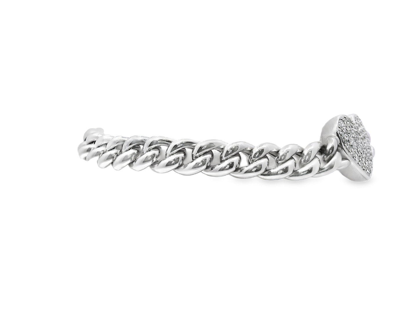 0.87CT Diamond Bracelet 18k White Gold