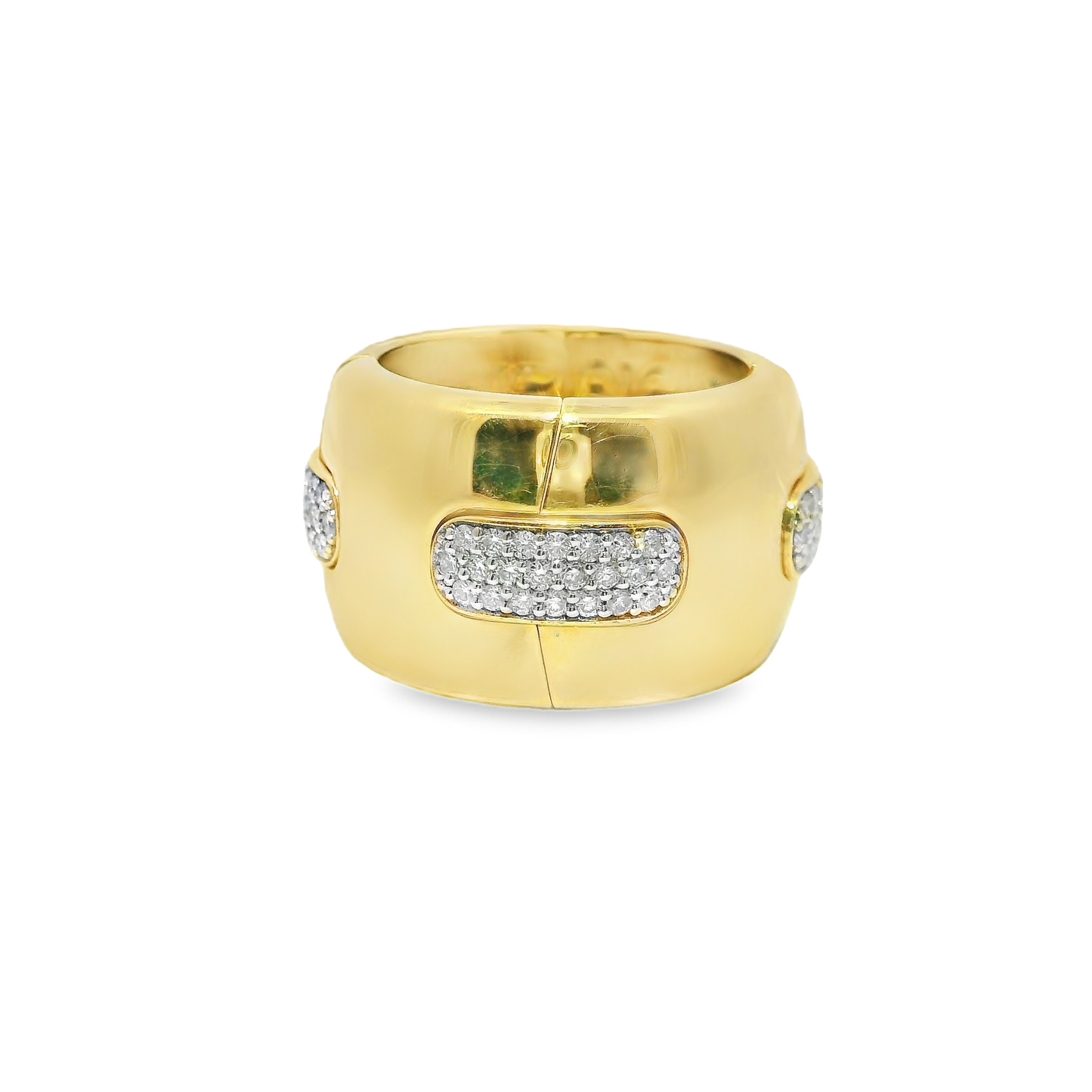 0.77CT Diamond Ring 18k Yellow Gold