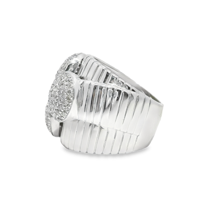 1.29CT Diamond Ring 18k White Gold