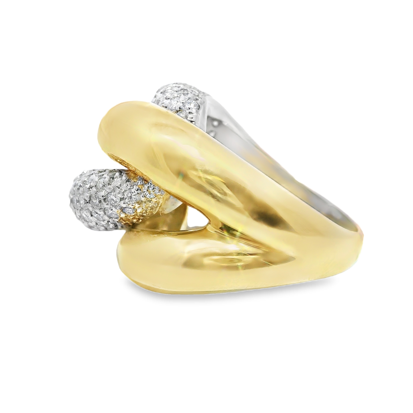 2.60CT diamond Rind 14k Yellow Gold