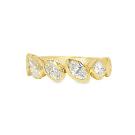 1.94CT Diamond Ring 18k Yellow Gold