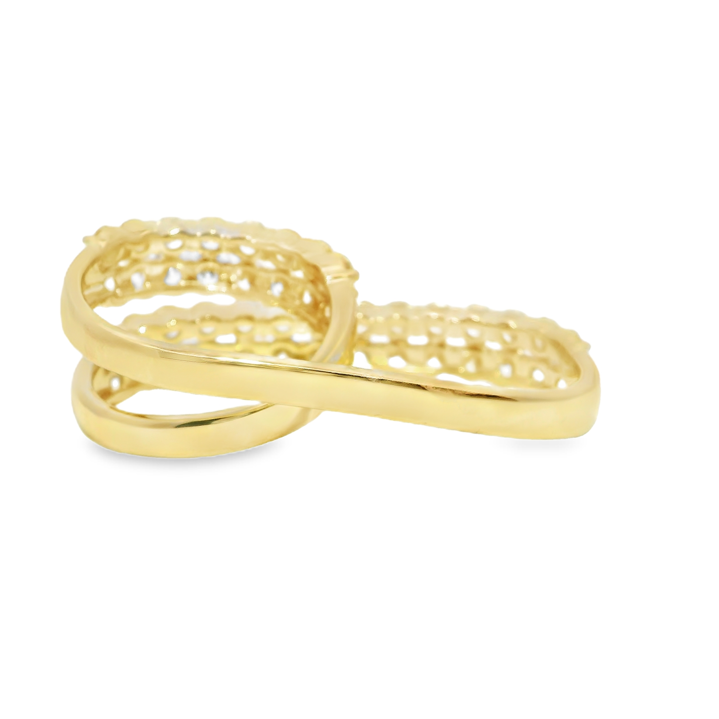 5.25CT Lab Diamond Ring 14k Yellow Gold