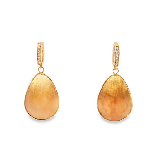 0.15CT Diamond 14k Rose Gold Earring
