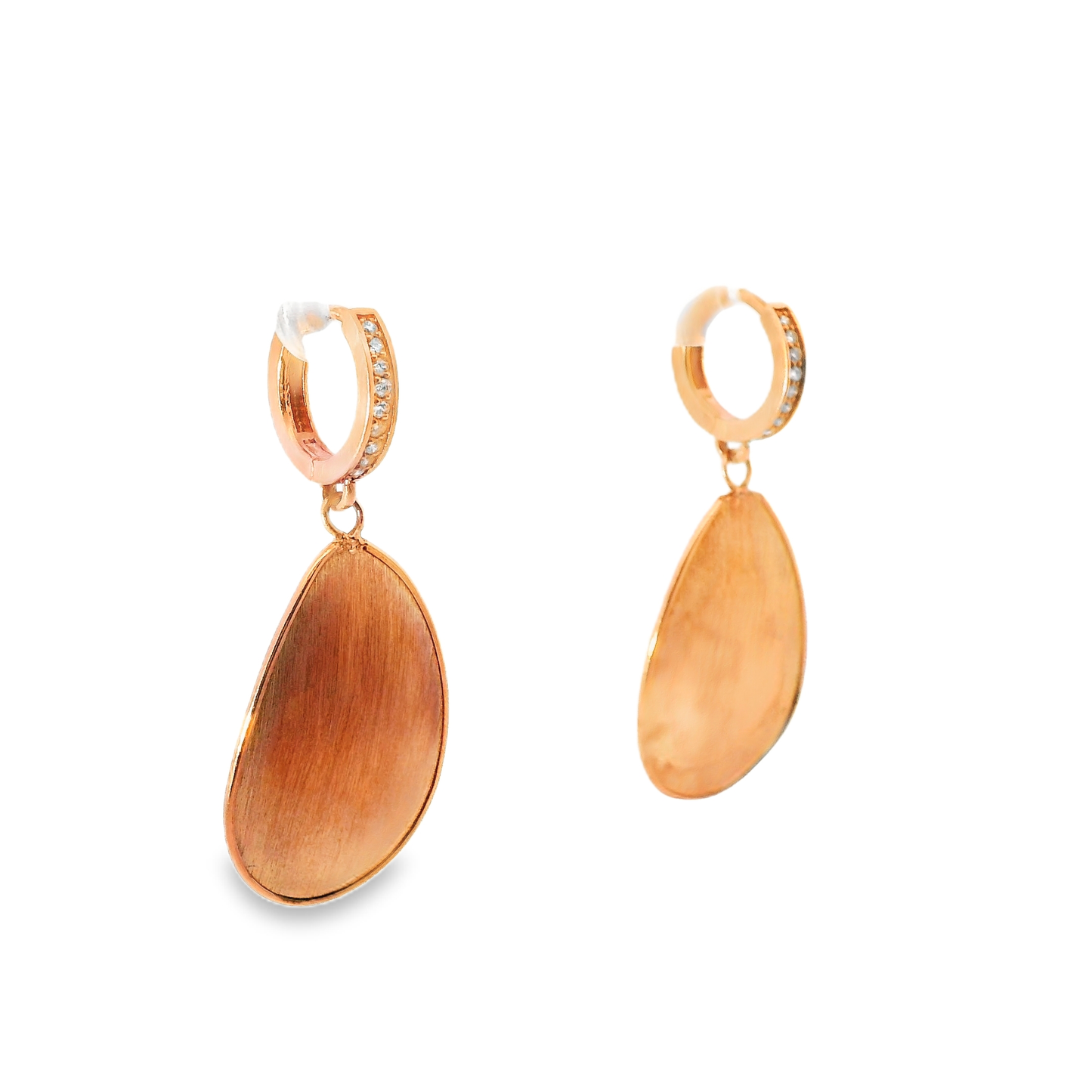 0.15CT Diamond 14k Rose Gold Earring