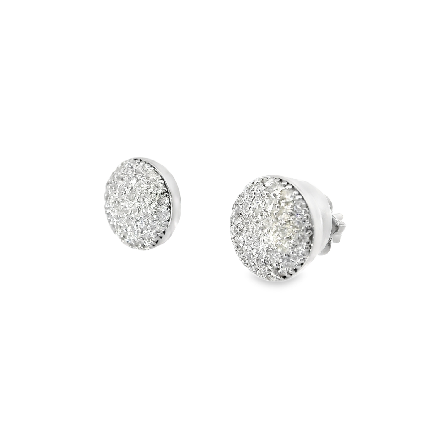 0.70CT Diamond 14k White Gold Earring