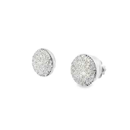 0.70CT Diamond 14k White Gold Earring