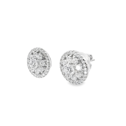 1.78CT Diamond 14k Gold Earring