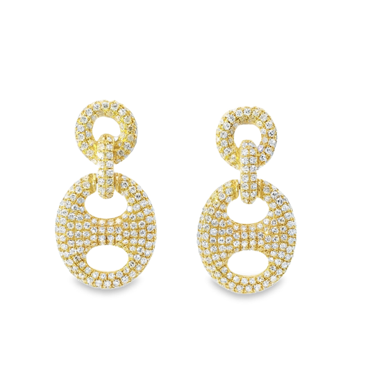 1.16CT Diamond 14k Gold Earring