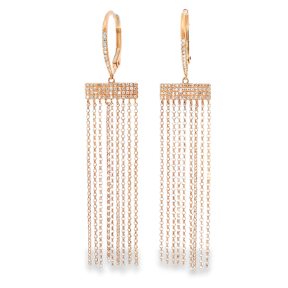 0.36CT Diamond Earring 14k Gold