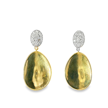 0.19CT Diamond 14k Yellow Gold Earring