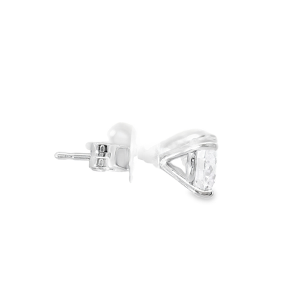 1.53CT Lab Diamond Martini Stud 14k White Gold Earring